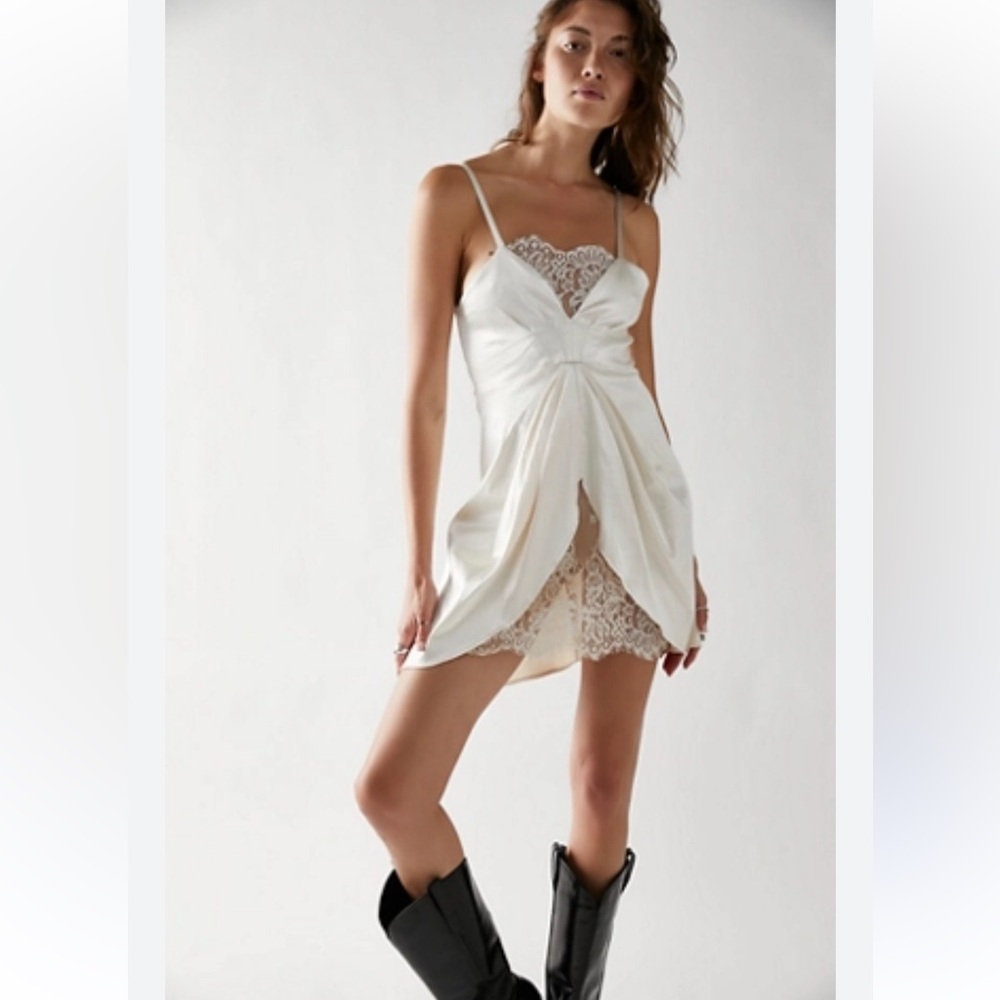 Free People Claire Lace Detail Dress